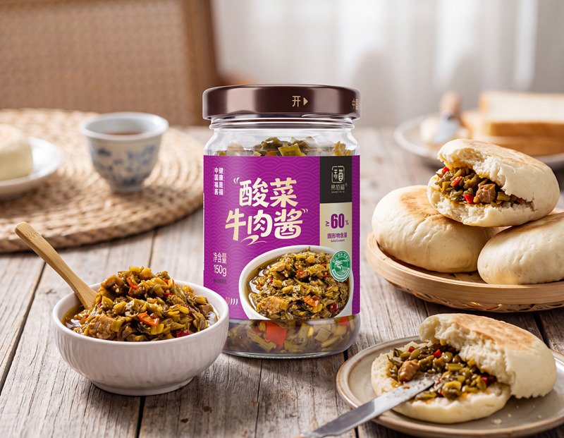 易佰福酸菜牛肉酱，非遗匠心造就南阳地道风味